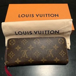 Authentic Louis Vuitton Clemence monogram wallet